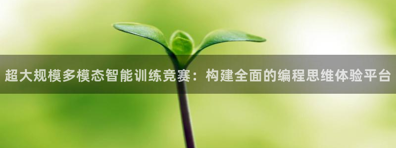 沐鸣娱乐2登录平台是什么软件：超大规模多模态智能训练竞赛：构建全面的编程思维体验平台