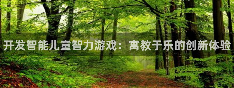 沐鸣2注册网站：开发智能儿童智力游戏：寓教于乐的创新体验